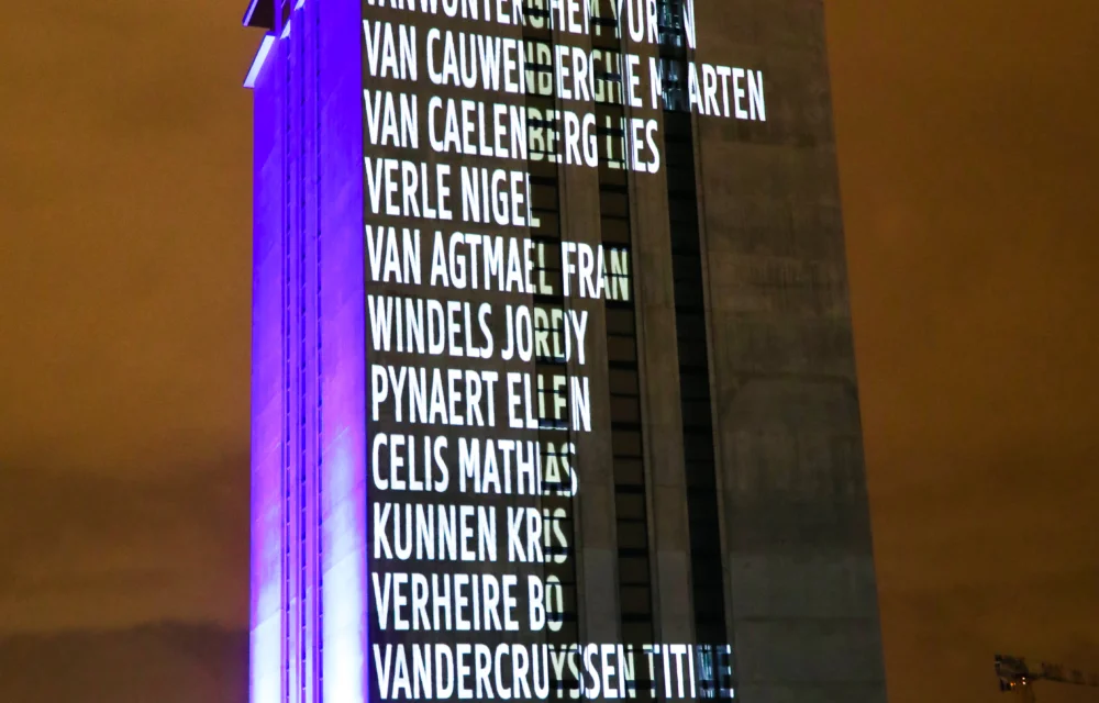 Boekentoren Ugent namen